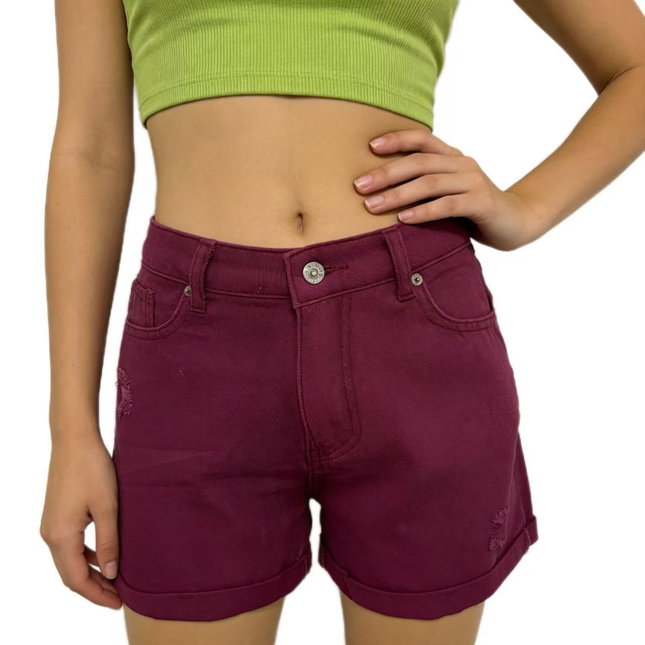 Casual Retro Distressed Womens Denim Shorts - T&A enterprises