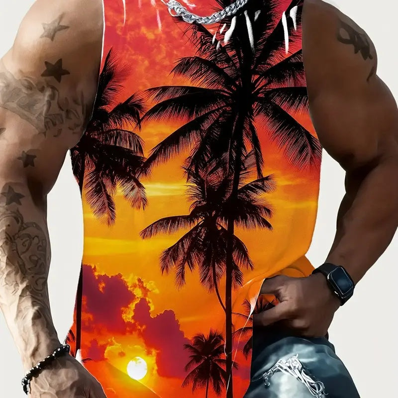 Full Printed Vest Made Of Polyester Material - T&A enterprises