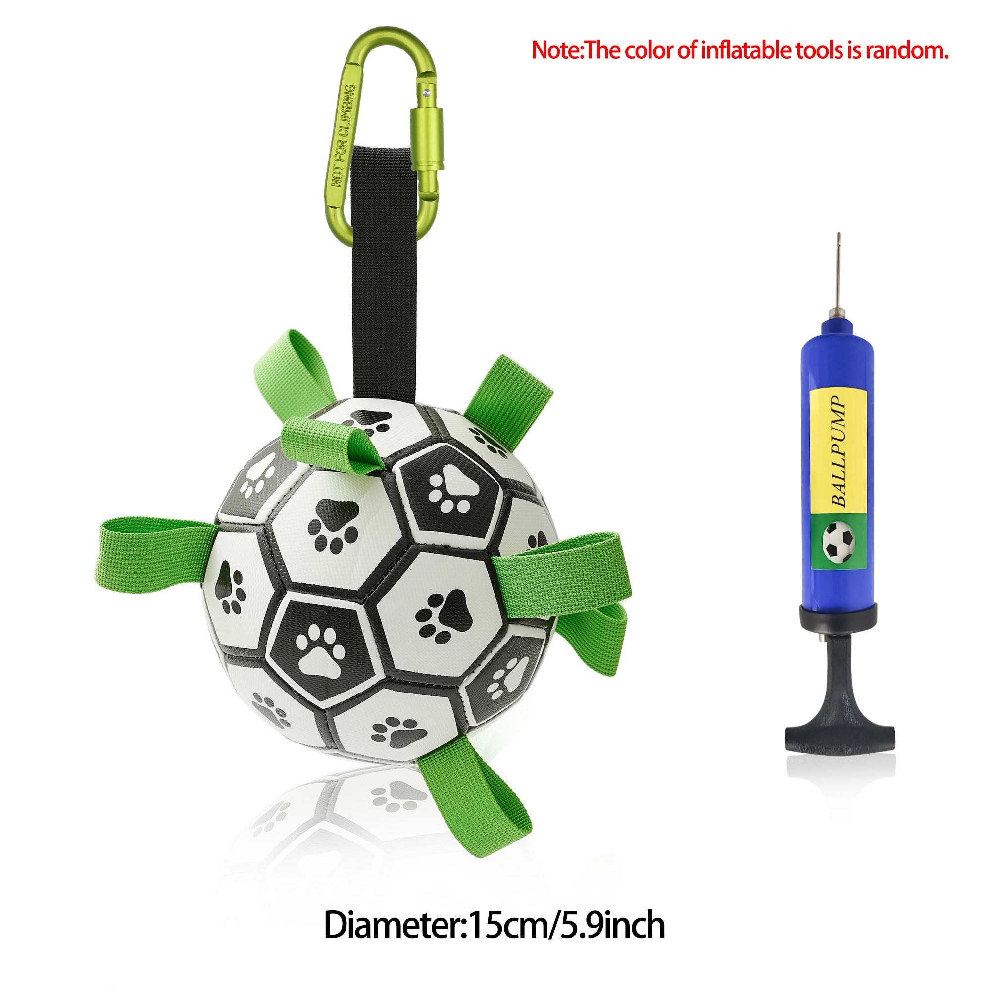Interactive Dog Football Toy Soccer Ball Inflated Training Toy For Dogs Outdoor Border Collie Balls For Large Dogs Pet Supplies - T&A enterprises