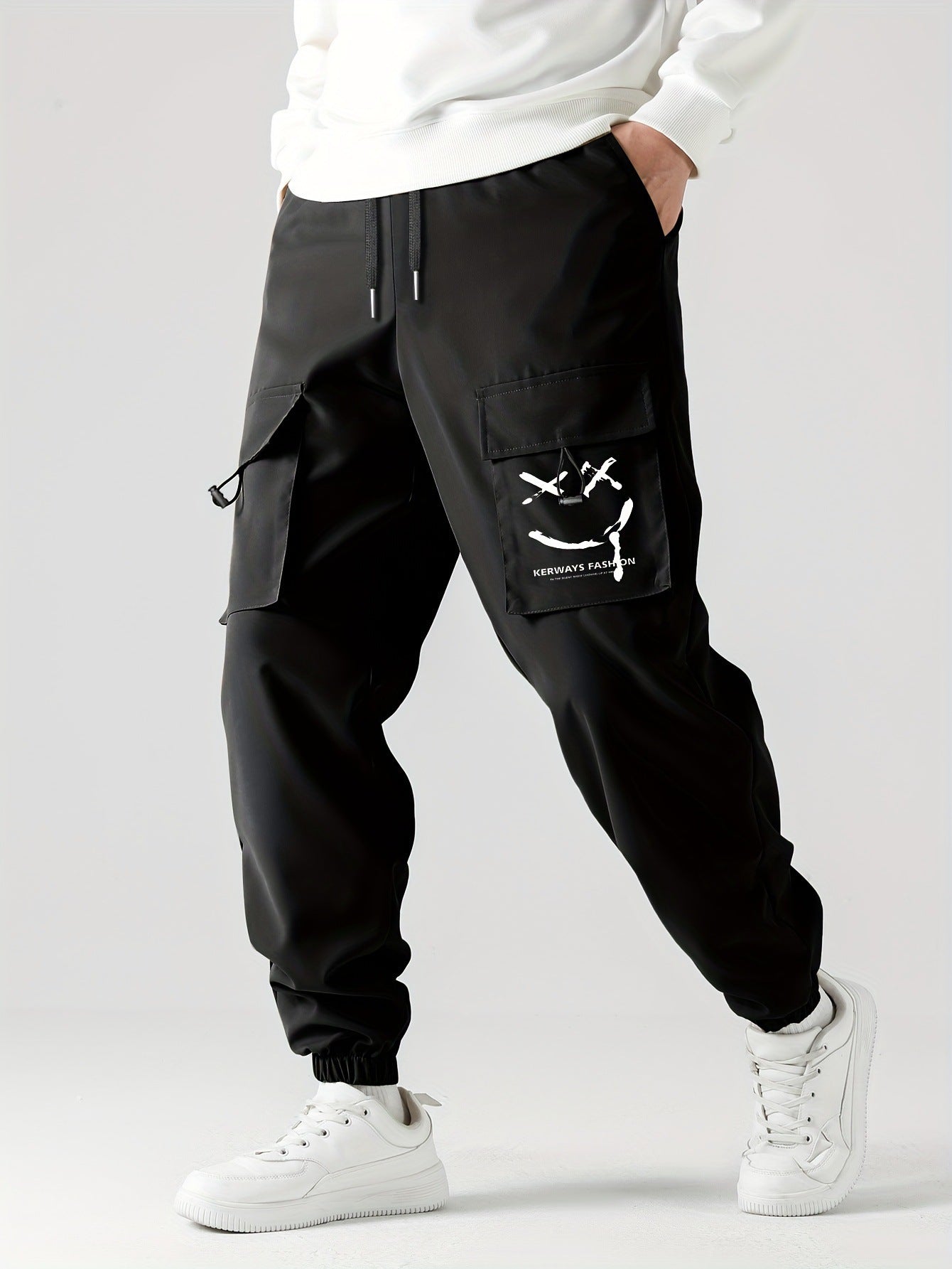 Straight Ankle Tied Wear-resistant Overalls Casual Pants - T&A enterprises