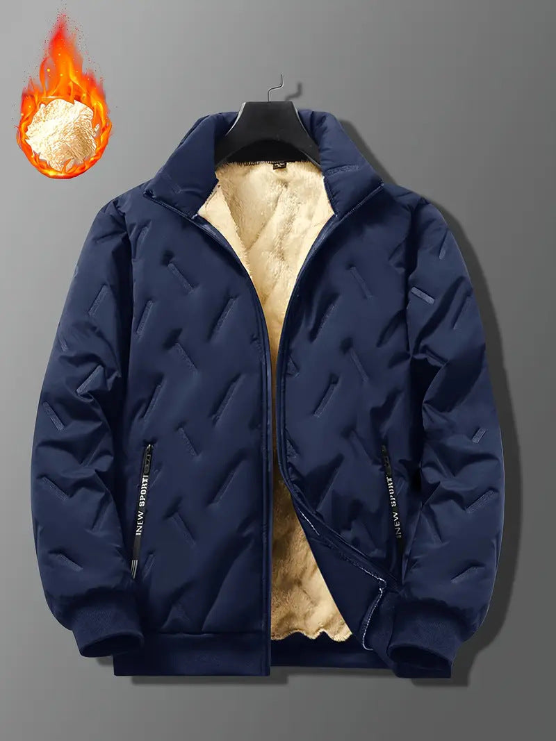Berber Fleece Cotton Coat Fleece-lined Thickened Cold Protection Warm Winter - T&A enterprises