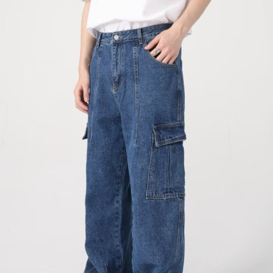 American Retro Loose Casual Workwear Jeans Wholesale - T&A enterprises