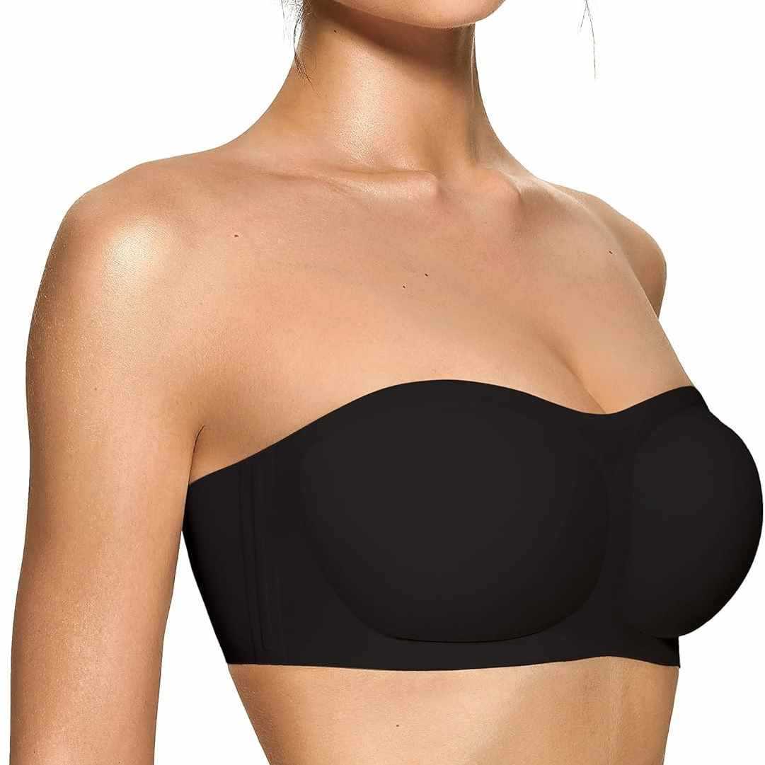Womens Strapless Push-up Bandeau Bra - T&A enterprises