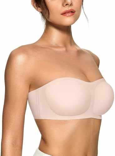 Womens Strapless Push-up Bandeau Bra - T&A enterprises