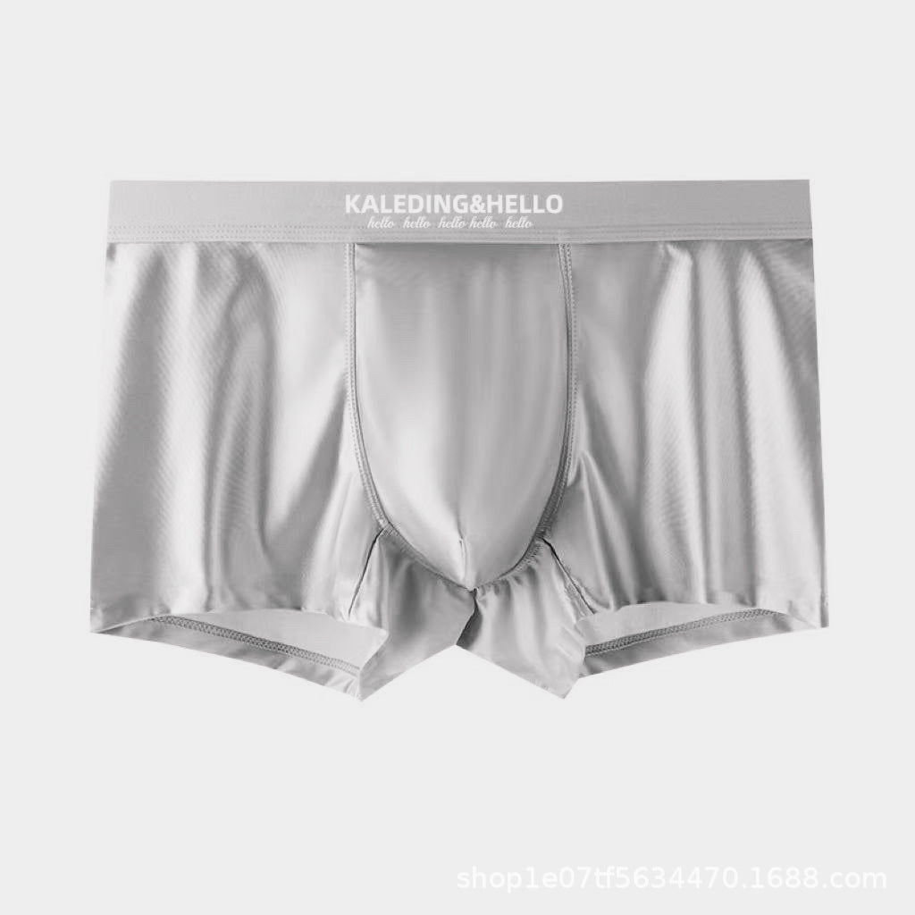 Satin Ice Silk Mens Underwear, Cool And Comfortable Boxer Briefs - T&A enterprises