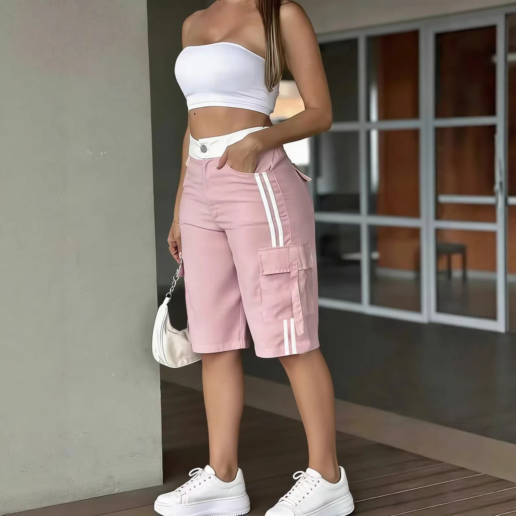 Casual European And American-style Womens High-waisted Pants - T&A enterprises