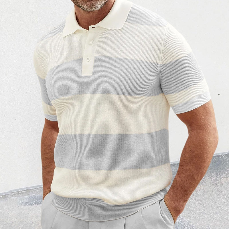 Mens Clothing Summer Fashion Lapel Sweater Short Sleeve Men Clothing Men Wears - T&amp;A enterprises