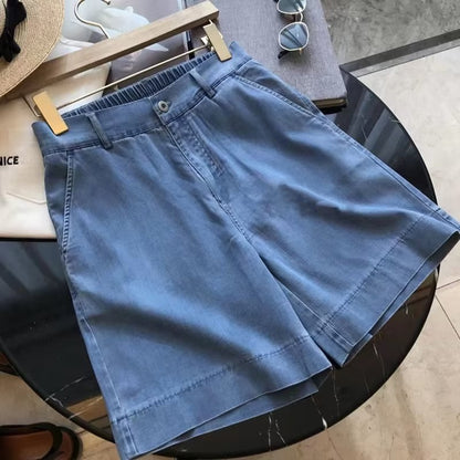 High-waisted Plus-size Versatile Loose-fit Pants - T&amp;A enterprises