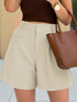 Fashionable Casual High-Waist Loose Straight-Leg Pants Womens Shorts - T&A enterprises
