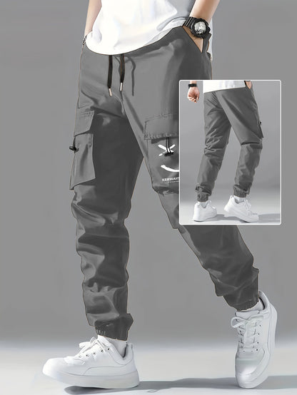 Straight Ankle Tied Wear-resistant Overalls Casual Pants - T&amp;A enterprises