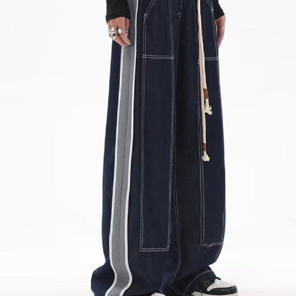 Loose Wide Leg Straight Trousers - T&amp;A enterprises
