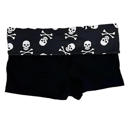 American-style Streetwear Athletic Skull Biker Shorts - T&amp;A enterprises