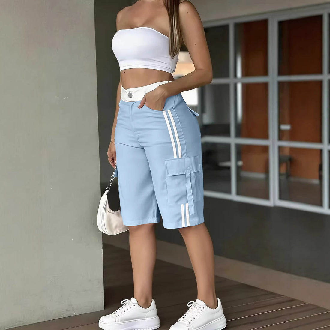 Casual European And American-style Womens High-waisted Pants - T&amp;A enterprises