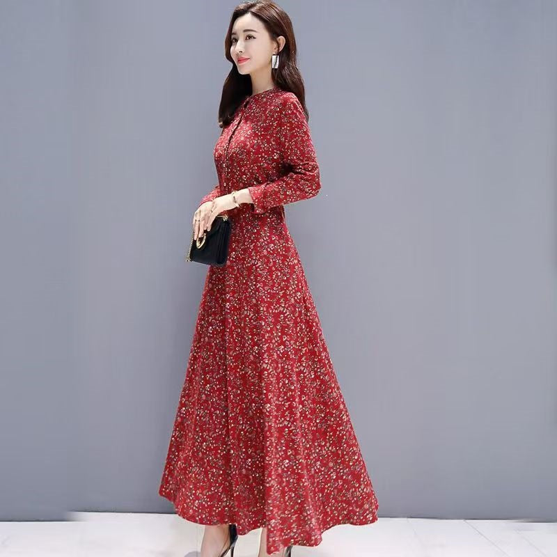 Luxury Chic Long-sleeve Dress For Affluent Women - T&amp;A enterprises