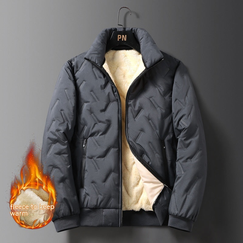 Berber Fleece Cotton Coat Fleece-lined Thickened Cold Protection Warm Winter - T&amp;A enterprises