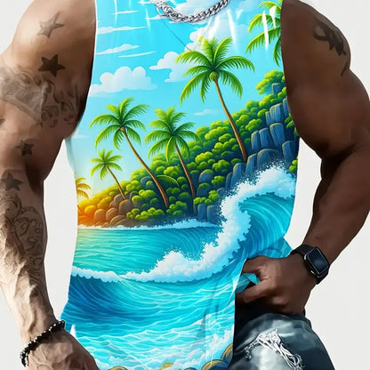 Full Printed Vest Made Of Polyester Material - T&amp;A enterprises