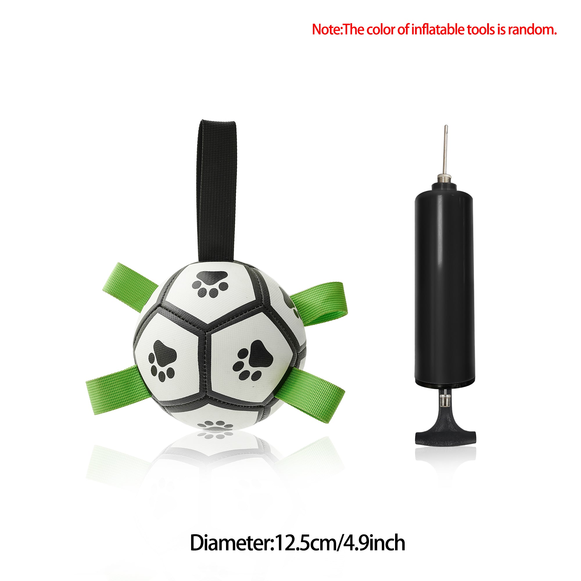 Interactive Dog Football Toy Soccer Ball Inflated Training Toy For Dogs Outdoor Border Collie Balls For Large Dogs Pet Supplies - T&amp;A enterprises