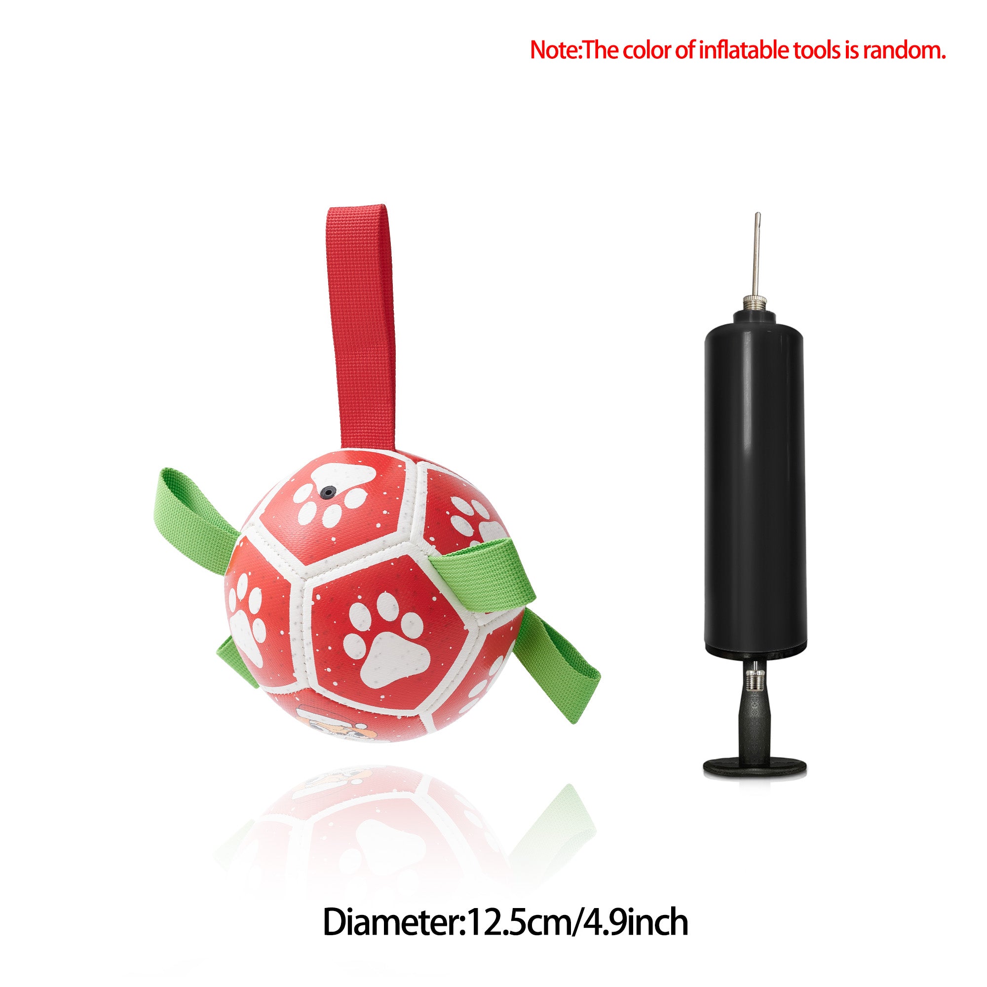 Interactive Dog Football Toy Soccer Ball Inflated Training Toy For Dogs Outdoor Border Collie Balls For Large Dogs Pet Supplies - T&amp;A enterprises