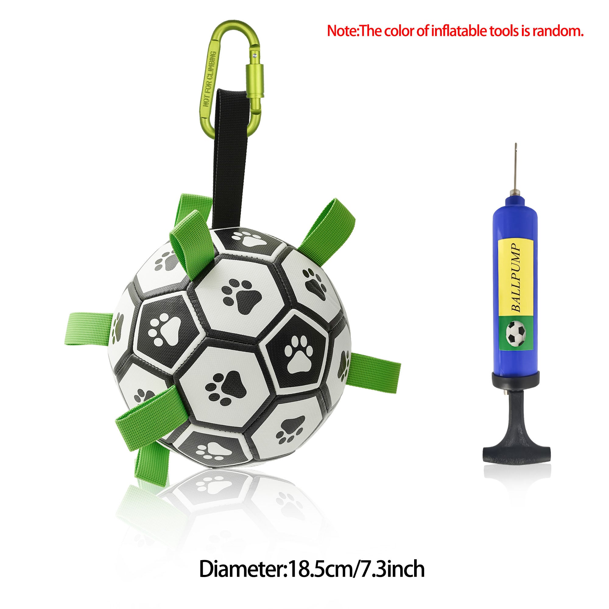 Interactive Dog Football Toy Soccer Ball Inflated Training Toy For Dogs Outdoor Border Collie Balls For Large Dogs Pet Supplies - T&amp;A enterprises