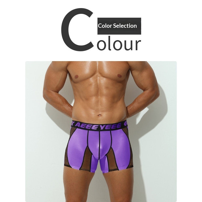 Mens Long Boxer Briefs Chafe-resistant Four-way Stretch Boxer Briefs Chafe-resistant - T&amp;A enterprises