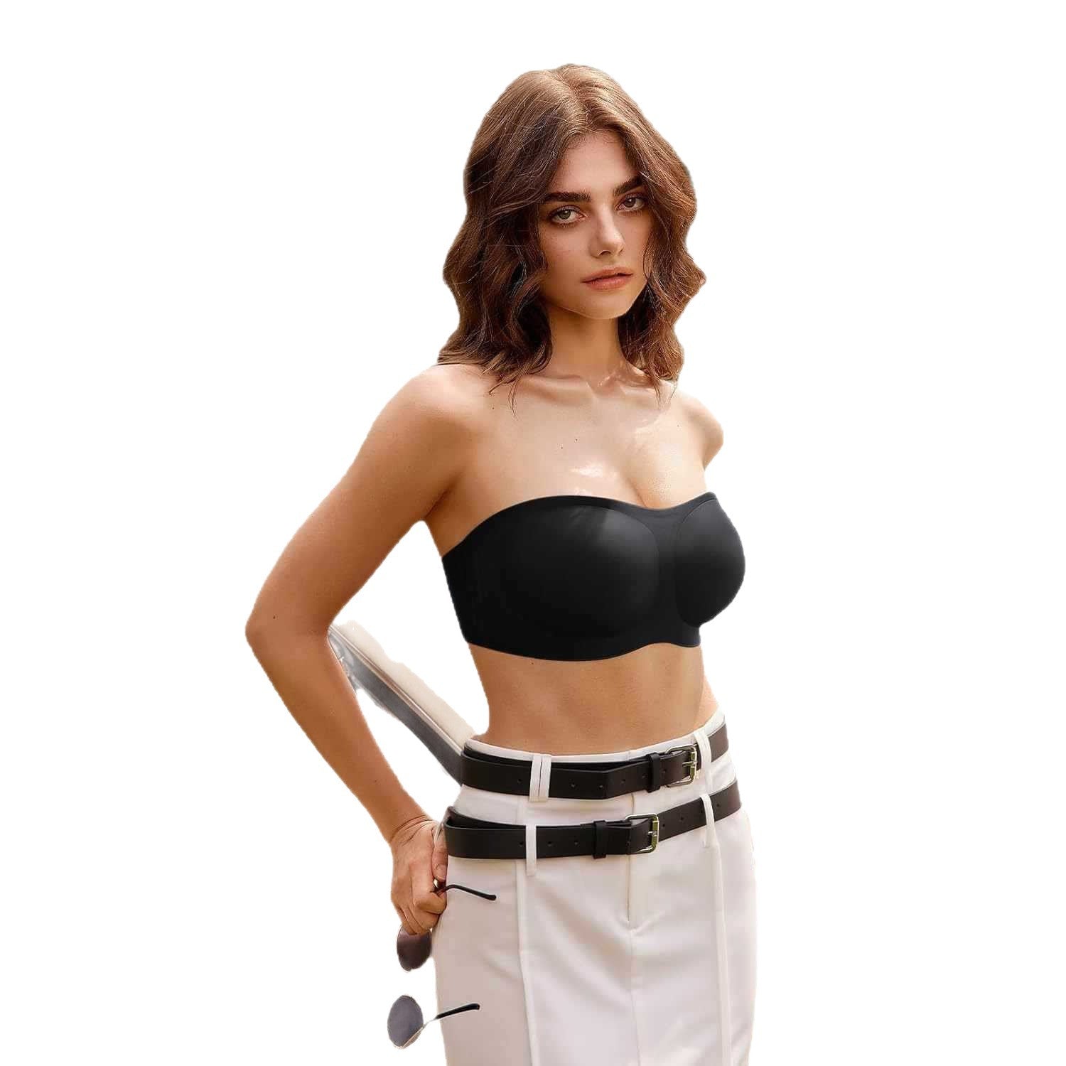 Womens Strapless Push-up Bandeau Bra - T&amp;A enterprises