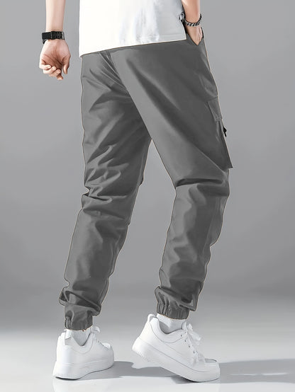 Straight Ankle Tied Wear-resistant Overalls Casual Pants - T&amp;A enterprises