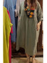 Cotton And Linen Womens Summer New Vintage Dress - T&A enterprises