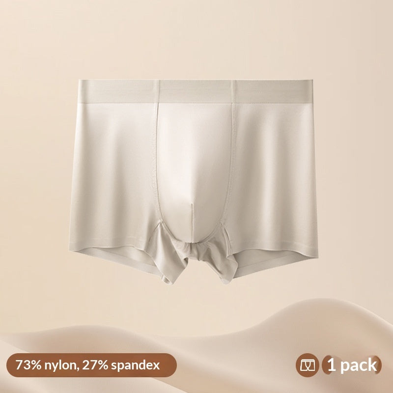 Light Luxury Satin Ice Silk High-End  Silk Antibacterial Mens Underwear - T&amp;A enterprises
