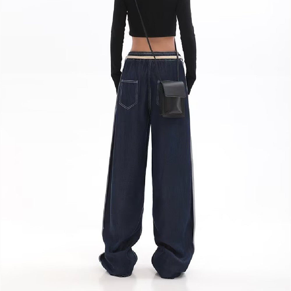 Loose Wide Leg Straight Trousers - T&amp;A enterprises