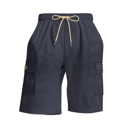 Mens Corduroy Multi-Pocket Shorts For Sports - T&amp;A enterprises