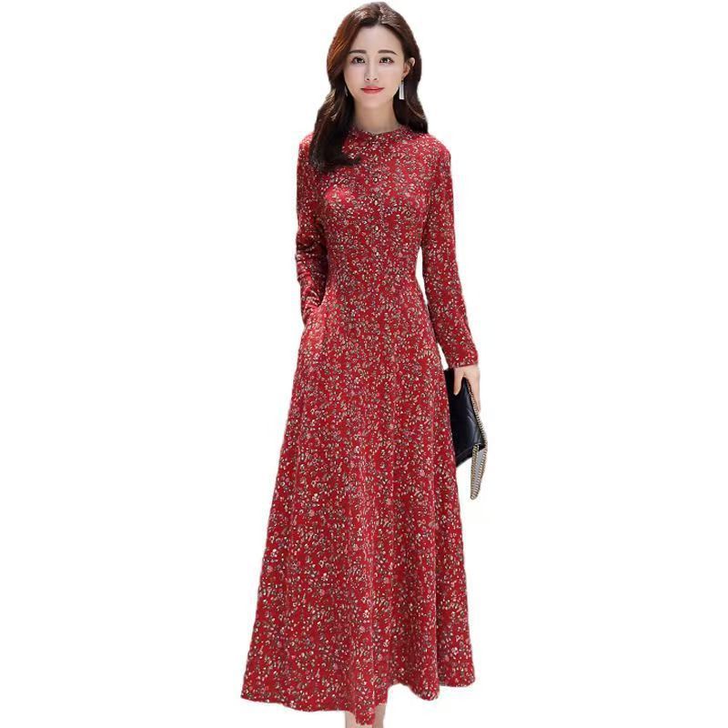 Luxury Chic Long-sleeve Dress For Affluent Women - T&amp;A enterprises