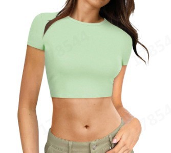 Womens Midriff-baring T-Shirt, Sassy Summer Pullover Top - T&amp;A enterprises