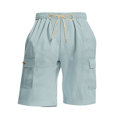 Mens Corduroy Multi-Pocket Shorts For Sports - T&amp;A enterprises