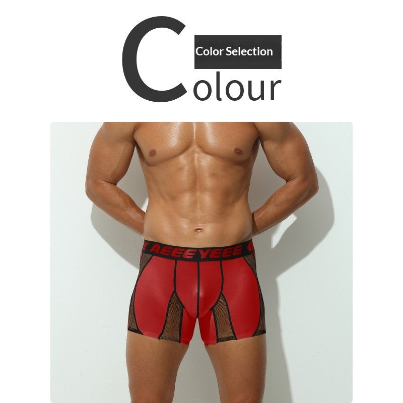 Mens Long Boxer Briefs Chafe-resistant Four-way Stretch Boxer Briefs Chafe-resistant - T&amp;A enterprises