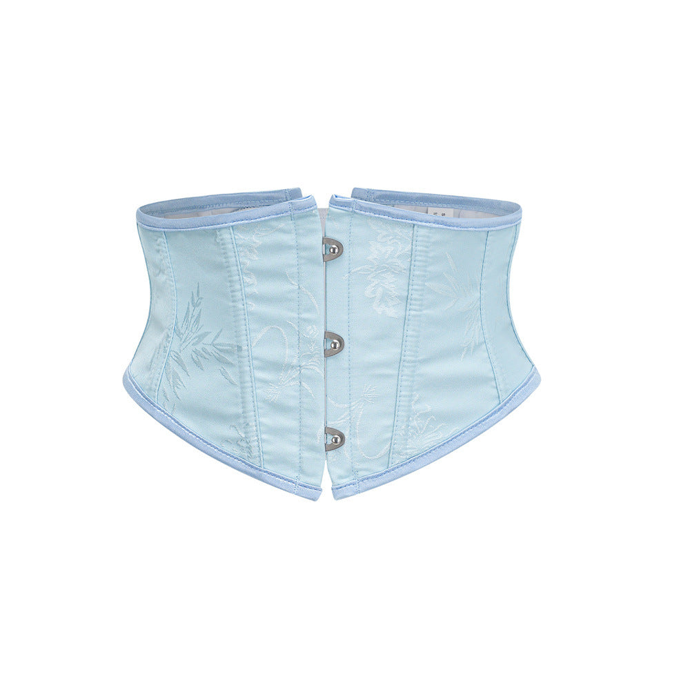 3-Clasp Fishbone Lolita Court-Style Corset - T&amp;A enterprises