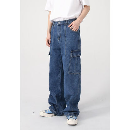 American Retro Loose Casual Workwear Jeans Wholesale - T&amp;A enterprises