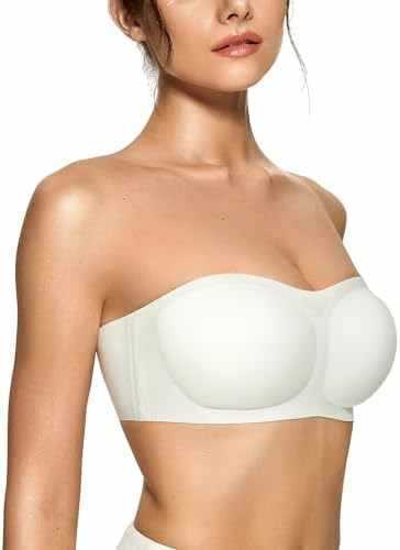 Womens Strapless Push-up Bandeau Bra - T&amp;A enterprises