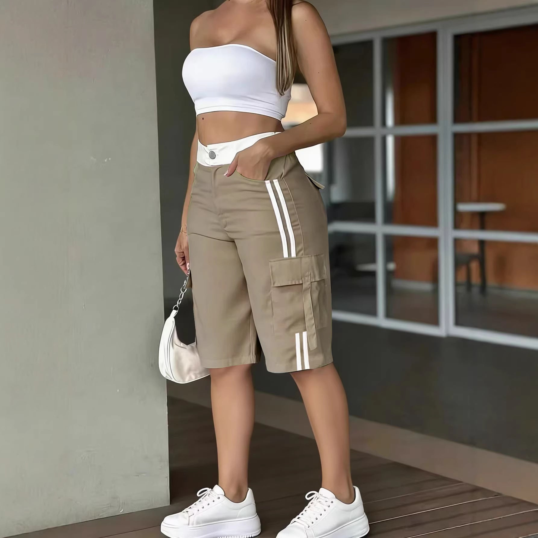 Casual European And American-style Womens High-waisted Pants - T&amp;A enterprises