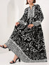Elegant Loose-fitting Black Robe For Women - T&A enterprises