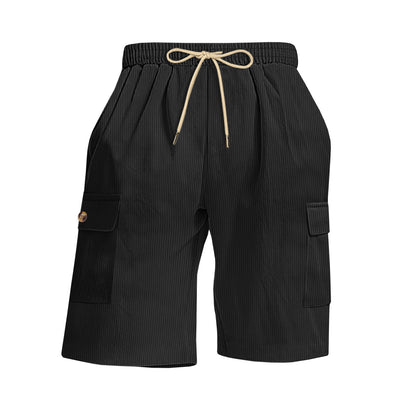 Mens Corduroy Multi-Pocket Shorts For Sports - T&amp;A enterprises