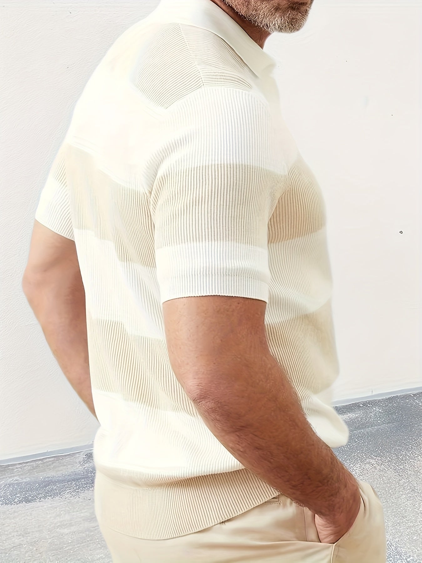 Mens Clothing Summer Fashion Lapel Sweater Short Sleeve Men Clothing Men Wears - T&amp;A enterprises