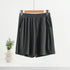 Pocket Shorts For Women, Summer Outerwear, High-waisted, Vertical Stripe Jacquard - T&A enterprises