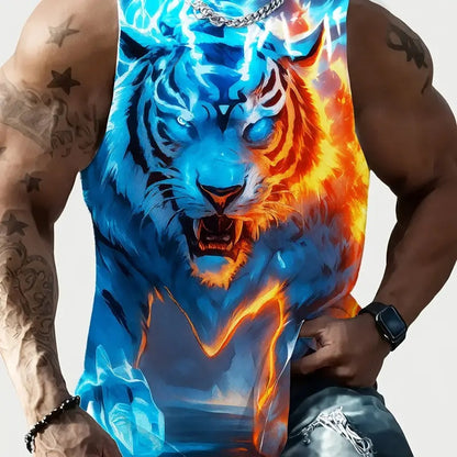 Full Printed Vest Made Of Polyester Material - T&amp;A enterprises