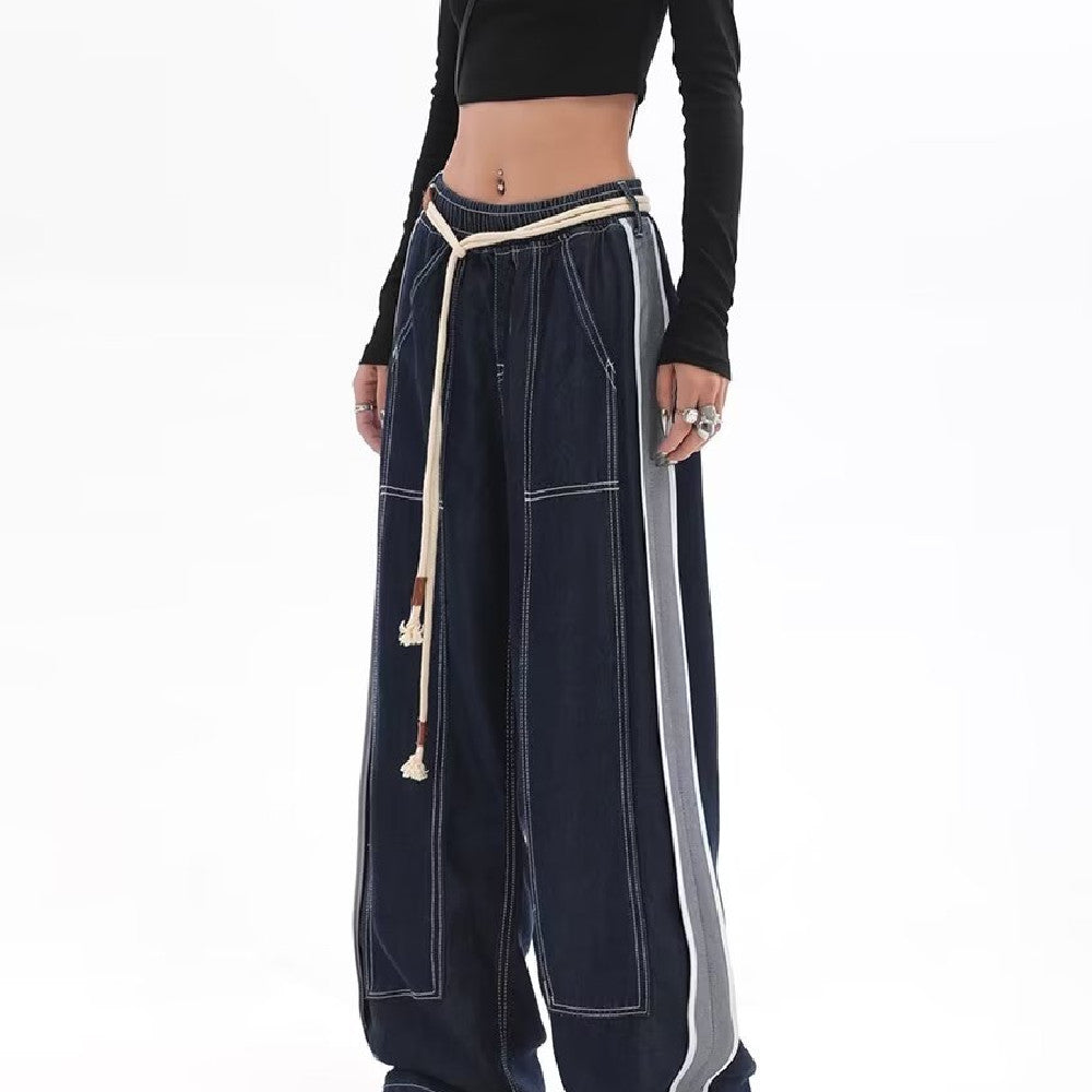 Loose Wide Leg Straight Trousers - T&amp;A enterprises
