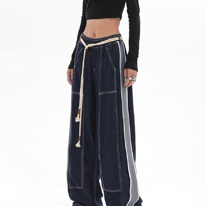 Loose Wide Leg Straight Trousers - T&amp;A enterprises