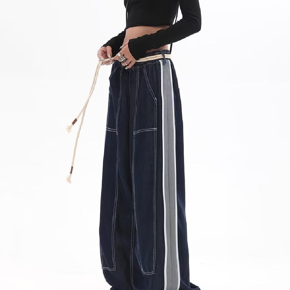 Loose Wide Leg Straight Trousers - T&amp;A enterprises