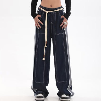 Loose Wide Leg Straight Trousers - T&amp;A enterprises
