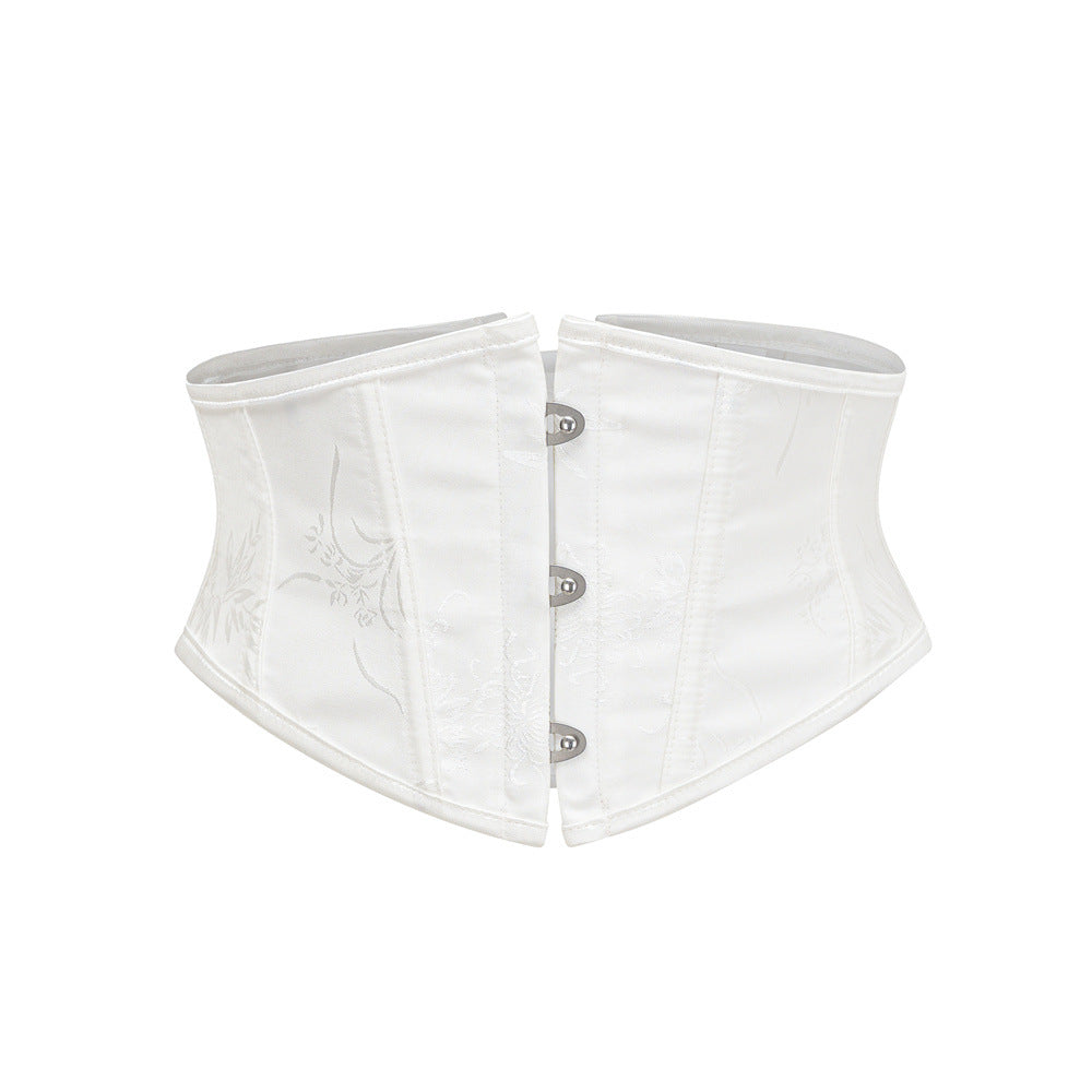 3-Clasp Fishbone Lolita Court-Style Corset - T&amp;A enterprises