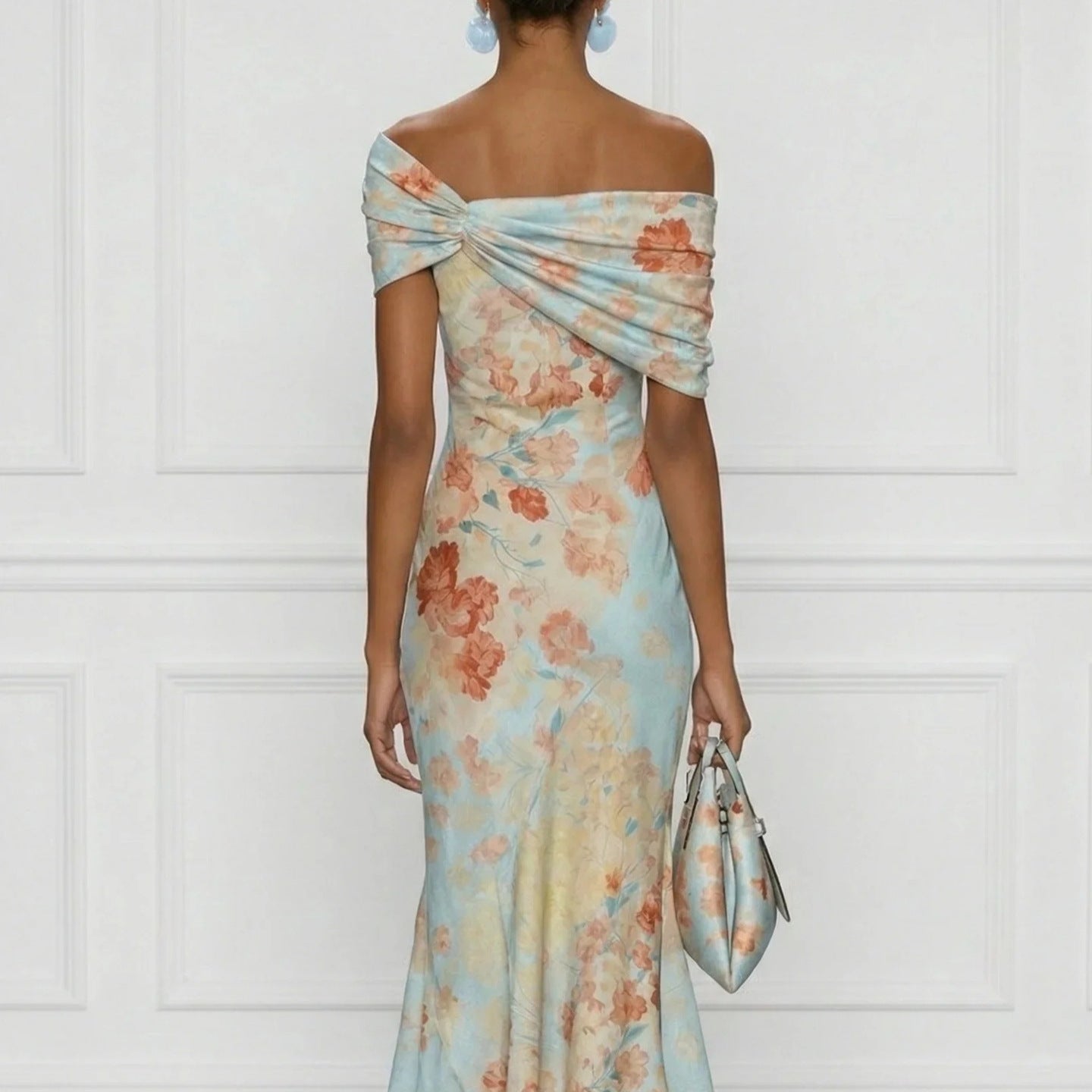 Floral Elegant Long Casual Dress For Women - T&amp;A enterprises