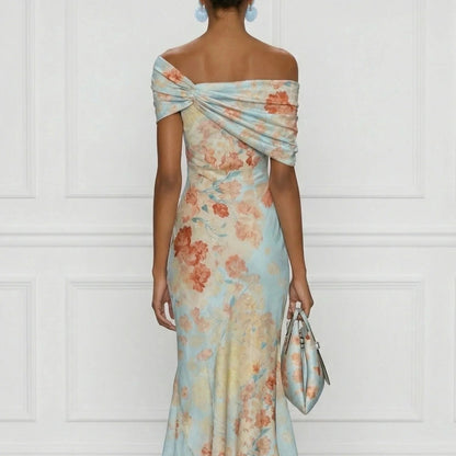 Floral Elegant Long Casual Dress For Women - T&amp;A enterprises